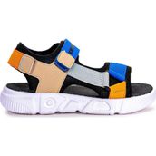 Kiko 2722-27 Saks Kids Cırtlı Yürüyüş Erkek Çocuk Sandalet
