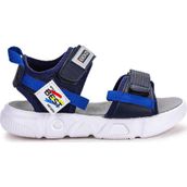 Kiko Kids Cırtlı Yürüyüş Kız/Erkek Çocuk Sandalet 200 Lacivert - Saks