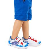 Kiko Kids Disha Cırtlı Işıklı Koyu Mavi Erkek Bebek Spor Ayakkabı