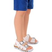 Kiko Kids Erkek Çocuk Sandalet Arz 2359 Beyaz