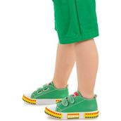 Kiko Kids Kach Cırtlı Yeşil Erkek Bebek Günlük Spor Ayakkabı
