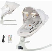 Kinderkraft Tulsy Elektrikli Bebek Ana Kucağı Salıncak - Bej