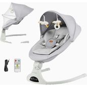 Kinderkraft Tulsy Elektrikli Bebek Ana Kucağı Salıncak - Gri