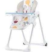 Kinderkraft Yummy Mama Sandalyesi, Katlanabilir, Ayarlanabilir, Çift Tepsili, Ergok (6 Ay - 3 Yaş) - Beyaz