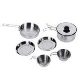 King Camp Backpacker III Silver 2 Kişilik Yemek Seti