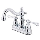 Kingston Brass KS1601BL Heritage Merkez Seti Pirinç Açılır Lavabo Bataryası