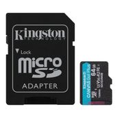 Kingston Canvas Go! Plus 64 gb Sdcg3/64gb Microsdxc Hafıza Kartı