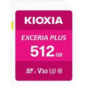Kioxia LNPL1M512GG4 512MB NormalSD Exceria Plus C10 U3 V30 UHS1 R98 Hafıza kartı