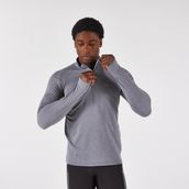 Kiprun Run 100 Gri Uzun Kollu Koşu Erkek T-Shirt
