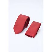 Kırmızı Kuş Gözü Desen 6 Cm Kravat 1090260100