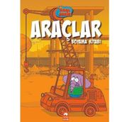 Kitap Kral Şakir Araçlar Boyama Kitabı