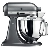 Kitchen Aid 5KSM175PSEMS Medaillon 300 W 10 Kademeli 4.8 lt Hazneli Mutfak Robotu Silver