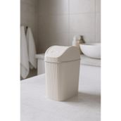 Kitchen Life Çift Kapaklı Slim Çöp Kovası Ev Ofis Banyo Mutfak Düzenleyici Çöp Kutusu