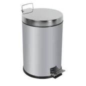 Kitchen World LAL-0009 5 lt Paslanmaz Çelik Pedallı Çöp Kovası