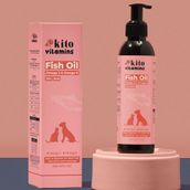 Kito 200 ml Omega 3-6 Deri Tüy Eklem ve Kalp Sağlığı Destekleyici Kedi ve Köpekler için Balık Yağı