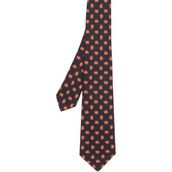 Kiton Çok Renkli Desenli Ipek Kravat - Standart