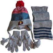 Kitti 4-8 Yaş Erkek Çocuk Atkı Bere Eldiven Içi Polarlı 3'lü Takım 24170-11 - Standart - Gri