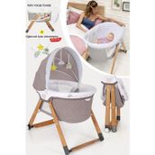 Kiwi KW-2001 Kahve Sleeper Anne Yanı Reflü Ayarlı Park Beşik