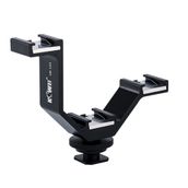 Kiwifotos VB-105 V-Bracket Üçlü Flaş Tutucu