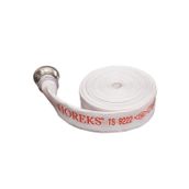 Kkdavm 1½" İÇİ KAUÇUK BEYAZ 25 MT YANGIN HORTUMU TS 9222 - TS EN 14540 BELGELİ HORTUM