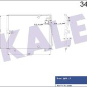 KLIMA RADYATORU BMW E32 E34 KALE 343065