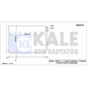 KLIMA RADYATORU BMW F10 F01 N47 N57 B47 B57