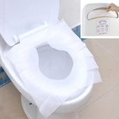 Klozet Kapak Örtüsü 250 Adet + Palex Beyaz Dispenser