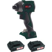 Klpro KLDV18BH-20 18V/2.0Ah. 220 nm Kömürsüz Şarjlı Torklu Darbeli Vidalama Makinesi