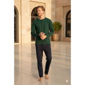 Kly Erkek Battal Boy Pijama Takımı Konforlu Uyku - Bordo - 4XL