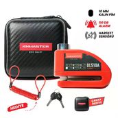 Knmaster Dl510a 10 Mm Alarmlı Disk Kilidi