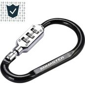 Knmaster Lock 100 Şifreli Karabina Çok Amaçlı Motosiklet Kask Kilidi