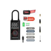 Knmaster LP200 - 150 PSI Dijital Şarjlı Akıllı Lastik Pompası | Taşınabilir Hava Kompresörü