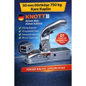 KNOTT 750 Kg Altı Römork,Karavan Kaplin (50 mm Dört Köşe) Alman Malı