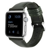 KNY 2125205554 Apple Watch 38 mm Yeşil Renkli Suni Deri Kayış Kordon