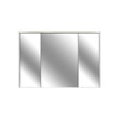 Kobos Meta KB.300008 Mat Beyaz 120 cm Aydınlatmalı Dolaplı Ayna