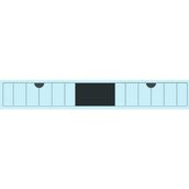 Kobos Noble KB.500005 Açık Mavi 80 cm Ayna Alt Modülü