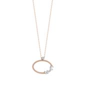 Koçak 0.15 Karat Baget Pırlanta Kadın Kolye