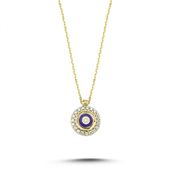 Koçak 14 Ayar Nazar Boncuğu Altın Kolye