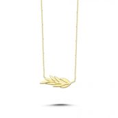 Koçak 14 Ayar Yaprak Figürlü Altın Kolye