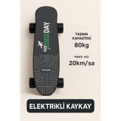 kochler Elektrikli Kaykay H2S-1 – Şehir İçi Ulaşım Aracı, Scooter Alternatifi, 20 km/h, 8 km Menzil