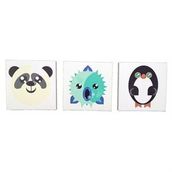 Koçtaş 3'lü Kanvas Set Panda Tablo