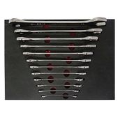 Koçtaş Brio İki Ağız Set 12 Parça 6X7-30X32 Sünger Yataklı Anahtar