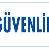 KOD:1717 Güvenlik 17.5x25 Uyarı Levhası