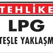 KOD:757 LPG Ateşle Yaklaşma 25x35 Uyarı Levhası