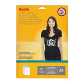 Kodak 20x30 cm 5 Sayfa Koyu Renkli Tişörtler İçin T-Shirt Transfer Kağıdı