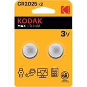 Kodak CR2025 Ultra 2'li Lityum Para Pil
