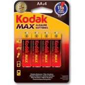 Kodak Max Alkalin AA 4'lü Kalem Pil