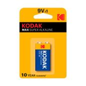 Kodak Max Alkalin Tekli 9V Pil