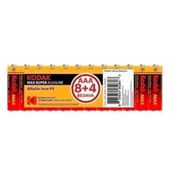 Kodak Max Super Alkaline AAA 12'li İnce Kalem Pil