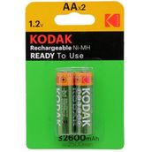 Kodak Nİ-MH 2'li 2600 mAh AA Şarj Edilebilir Pil